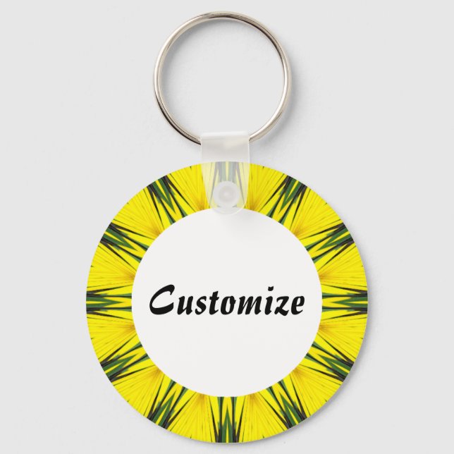 Porte-clés Daisy Mandala Modèle 29 (Recto)