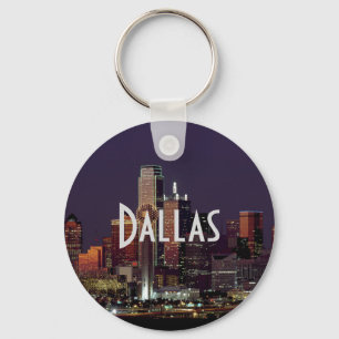 Porte-clés Dallas Skyline la nuit