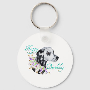 Porte-clés Dalmatien Joyeux Anniversaire