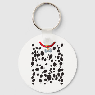 Porte-clés Dalmations de costume de chien Spots Chiot Imprime