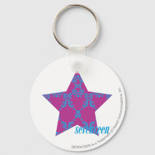 Porte-clés Damask Aqua-Purple 3