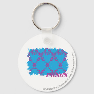 Porte-clés Damask Purple-Aqua 4