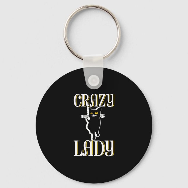Porte-clés Dame du Crazy Cat (Recto)