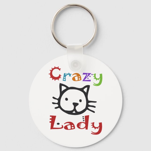 Porte-clés Dame du Crazy Cat (Recto)
