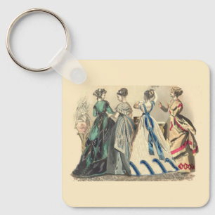 Porte-clés Dames élégantes victoriennes