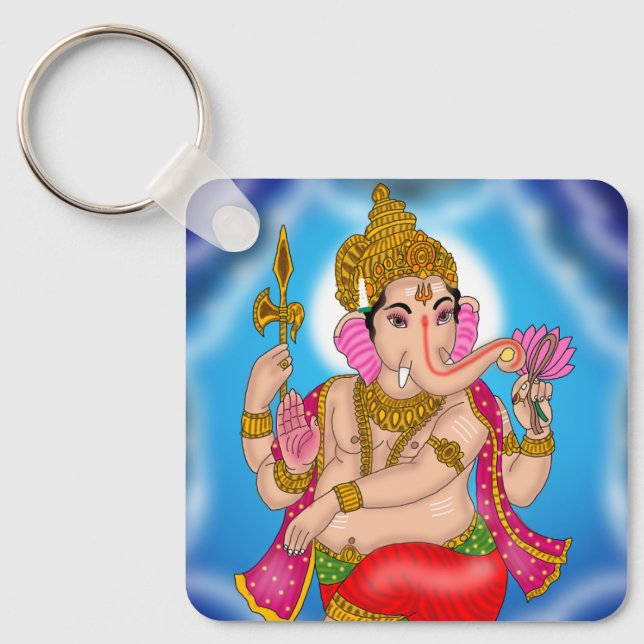Porte-clés Dancing Ganesha Keychain (Recto)
