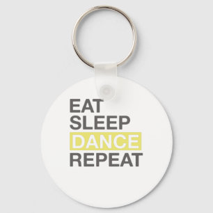 Porte-clés Dancing Lover pour Dancer Manger Dormir Danse Répé