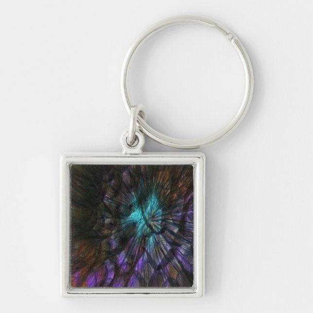 Porte-clés Dandelion de closeuse noir (Devant)