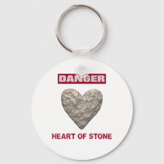 Porte-clés DANGER : Coeur de pierre