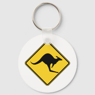 Porte-clés danger kangourou en australie