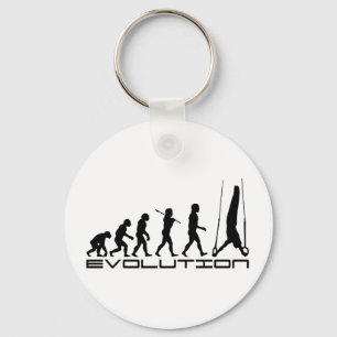 Porte-clés D'anneaux toujours art d'évolution de sport de