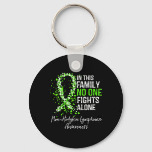 Porte-clés Dans cette famille combat seul Lymphome non hodgki