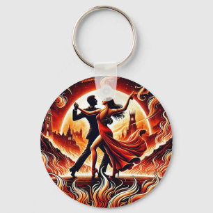 Porte-clés Danse de Salsa en Clavier d'Enfer - Bold, Concepti