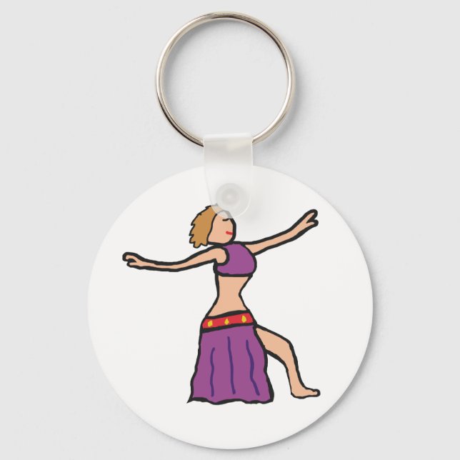 Porte-clés Danse du ventre (Recto)