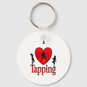 Porte-clés Danse I Heart Tap