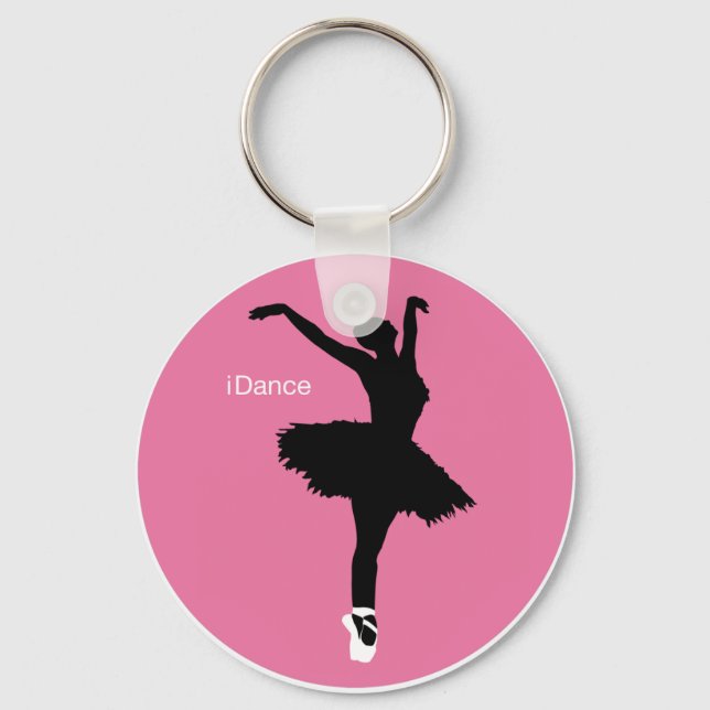 Porte-clés Danse (rose) (Recto)