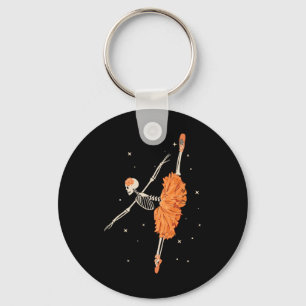 Porte-clés Danse Skeleton Ballerina Ballet Danse Halloween