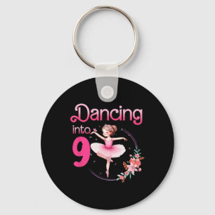 Porte-clés Danser en 9 Ballerina 9e Anniversaire Ballet de fê