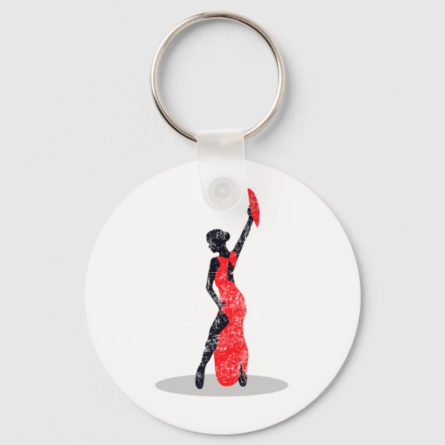 Porte-clés Danseur flamenco (Recto)