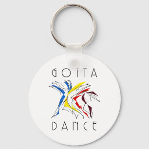 Porte-clés Danseurs abstraits dansant - Œuvre d'art pour amat