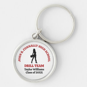 Porte-clés Danseuse de l'équipe de drill de l'école secondair