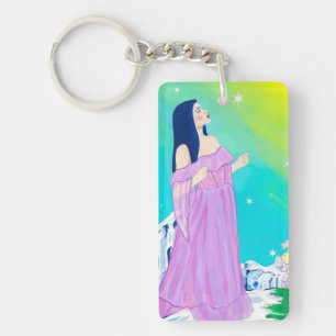 Porte-clés d'art numérique