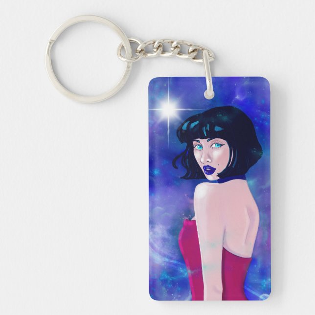 Porte-clés d'art original (Devant)