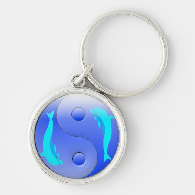 Porte-clés Dauphin de Ying-Yang (Devant)