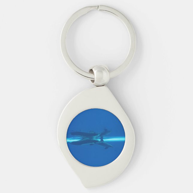 Porte-clés Dauphins et réflexions (Devant)