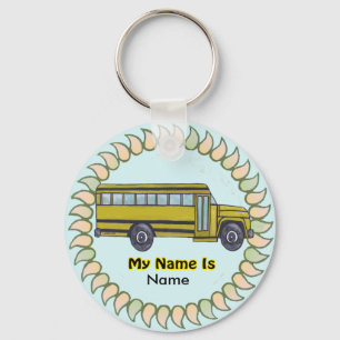 Porte-clés d'autobus scolaire