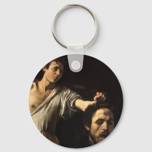 Porte-clés David avec le chef de Goliath, Caravaggio