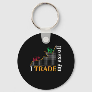 Porte-clés Day trading trader stock market