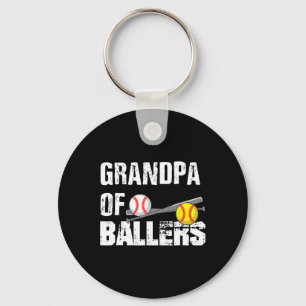 Porte-clés De Ballers Funny Baseball Softball Fête des pères 