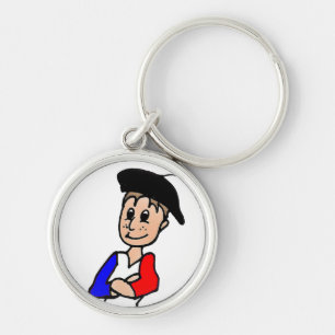 Porte-clés de bande dessinée de Pierre de Franç
