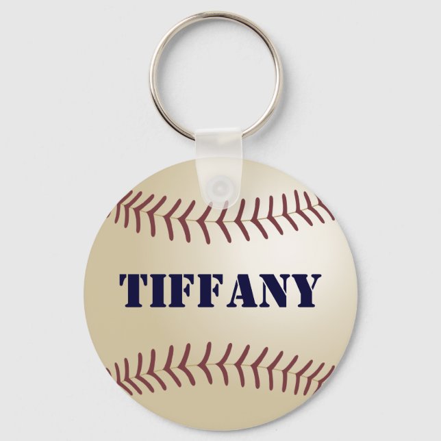 Porte-clés de baseball Tiffany (Recto)
