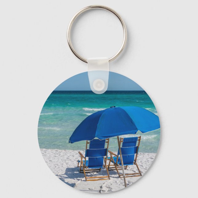 Porte-clés de chaises et de parasol Destin Floride (Recto)