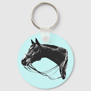 Porte-clés de cheval de pur sang