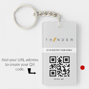 Porte-clés de entreprise minimaliste logo simple p