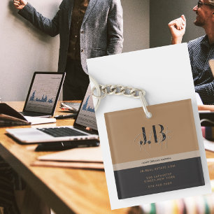 Porte-clés de entreprise minimaliste propre simple