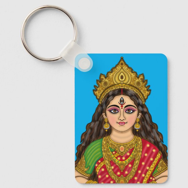 Porte-clés de la déesse Durga (Recto)