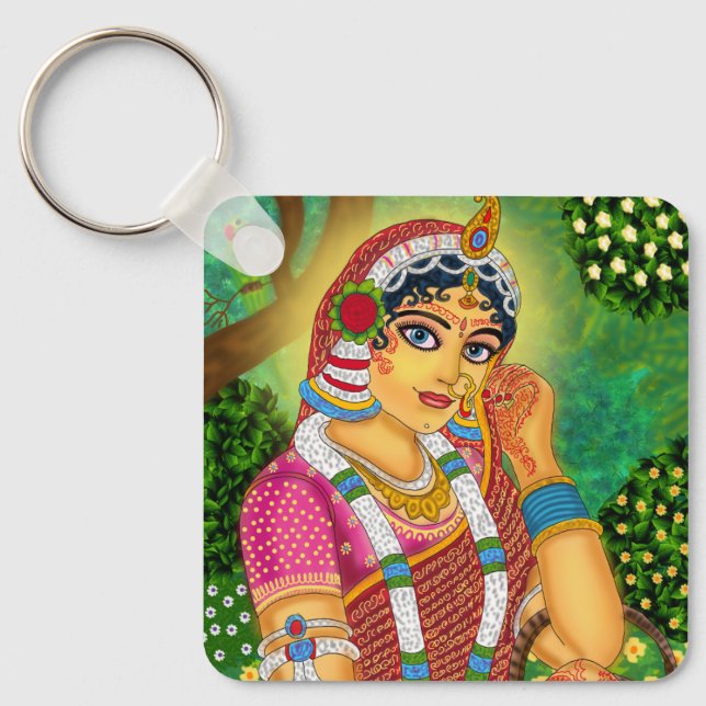 Porte-clés de la déesse Radha (Recto)