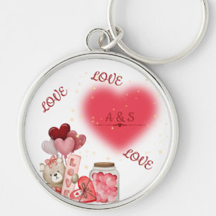 Porte-clés de la Saint-Valentin mignon