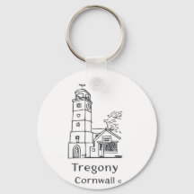 Porte-clés de la tour de l'horloge de Tregony
