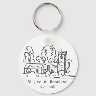 Porte-clés de l'église de St Just in Roseland