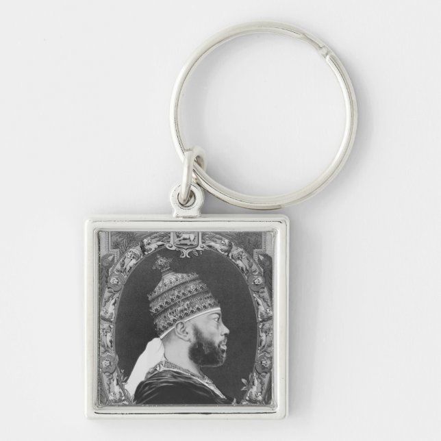 Porte-clés de l'Ethiopie, Menelik II (Devant)