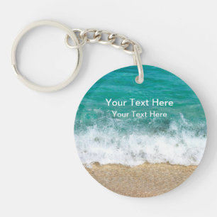 Porte - clés de messages sur le thème de la plage