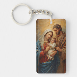 Porte-clés de Noël Sainte Famille