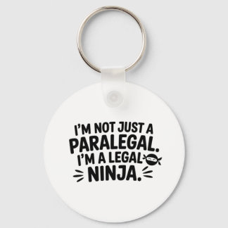 Porte-clés de parajuriste Ninja juridique | Cadeau