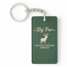 Porte-clés de partenaire de chasse