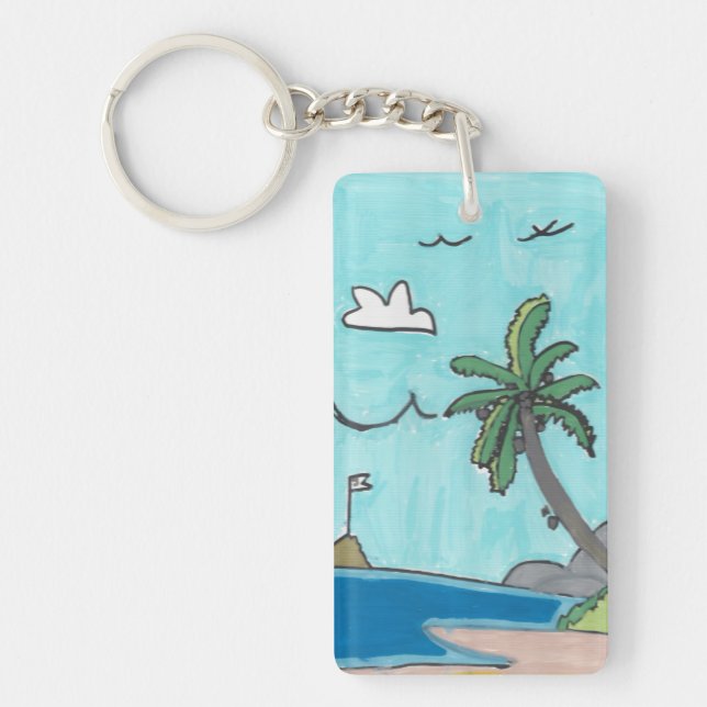 Porte-clés de plage (Devant)